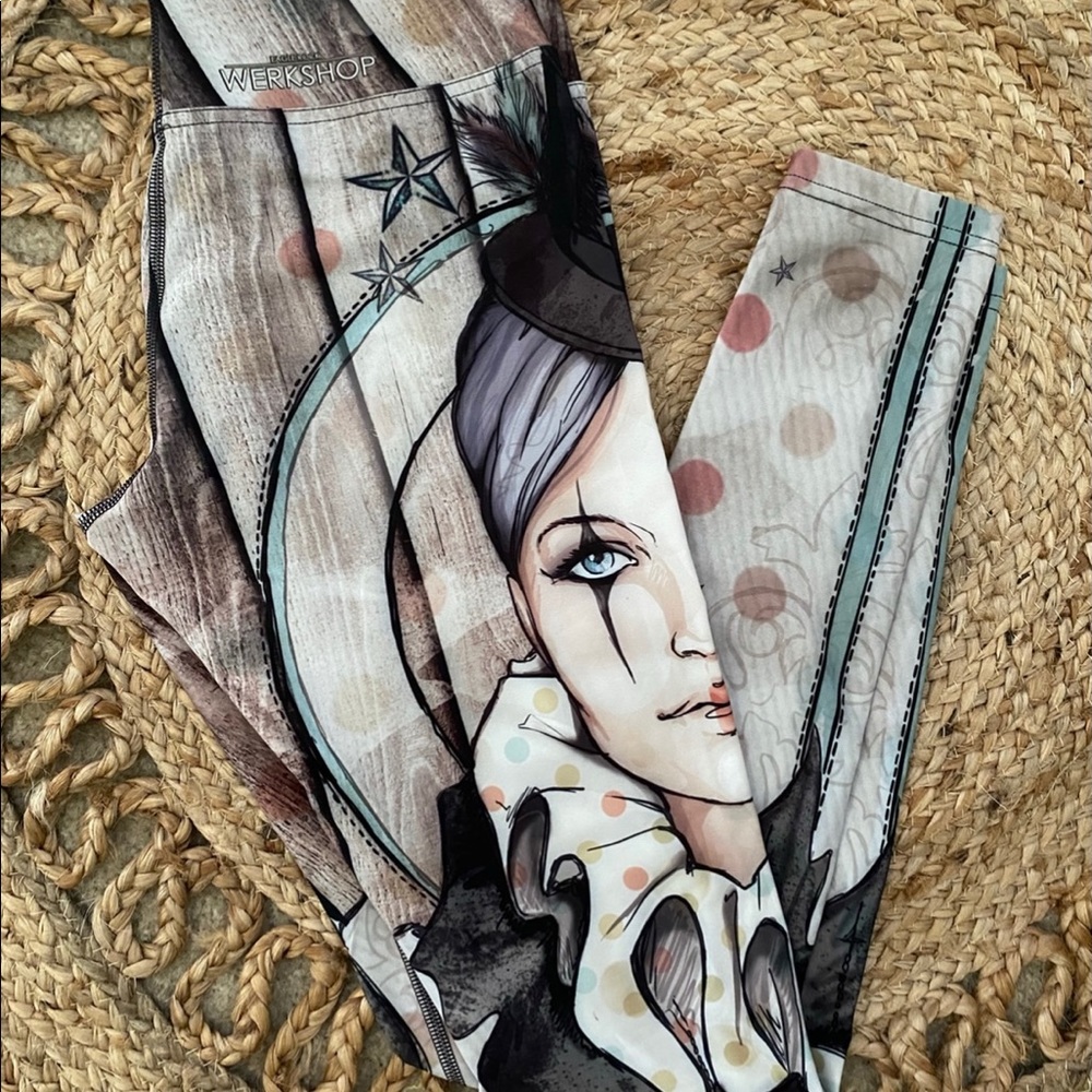 Werkshop leggings clown girl